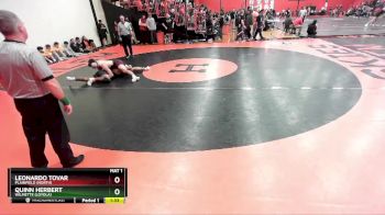 190 lbs Quarterfinal - Quinn Herbert, Wilmette (LOYOLA) vs Leonardo Tovar, Plainfield (NORTH)