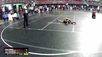 50 lbs Cons. Round 5 - Cole Sherry, Gretna Youth Wrestling vs Colt Thompson, Nebraska Elite Wrestling Club