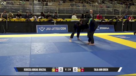 Talia Ann Green vs Rebecca Abigail Brazeal 2025 Pan Jiu Jitsu IBJJF Championship