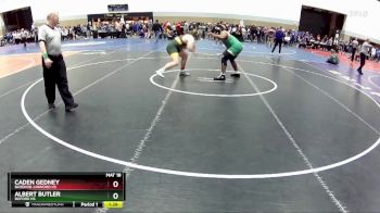 285 lbs Champ. Round 2 - Albert Butler, Buford HS vs Caden Gedney, Basehor-Linwood HS