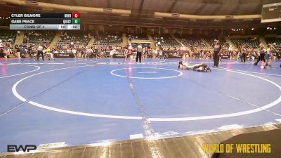 80 lbs Consi Of 4 - Cyler Gilmore, Neighborhood Wrestling Club vs Gabe Peace, Quest School Of Wrestling