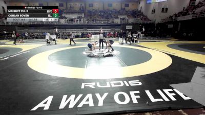 138 lbs Consi Of 16 #1 - Maurice Ellis, Hopkins School vs Conlan Boyer, The Hill School