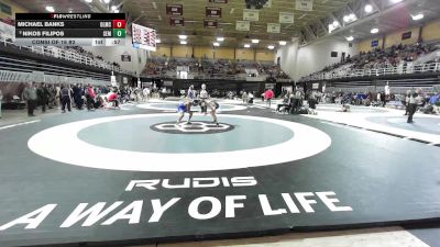 126 lbs Consi Of 16 #2 - Michael Banks, Our Lady Of Mount Carmel vs Nikos Filipos, Wyoming Seminary