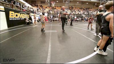 58 lbs Rr Rnd 3 - Beckem Brooks, South Central Punisher Wrestling Club vs Maxwell Roy, Standfast OKC
