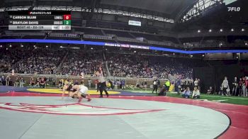 D2-126 lbs Champ. Round 1 - Carson Blum, Lowell vs Braylon Davis, Croswell-Lexington