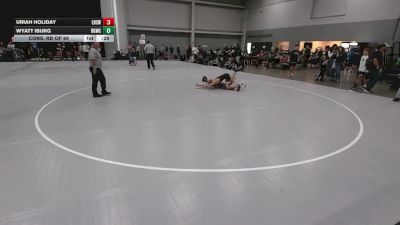120 lbs Cons. Rd Of 64 - Uriah Holiday, Esperanza High School Wrestling vs Wyatt Iburg, Big Game Wrestling Club