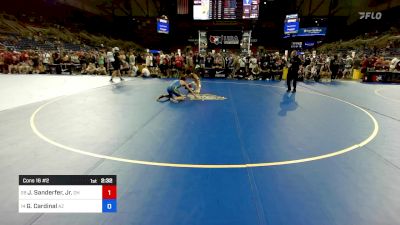 144 lbs Cons 16 #2 - Joseph Sanderfer, Jr., OH vs Gus Cardinal, AZ