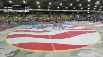 65 lbs Cons. Round 2 - Jack Miller, Laker Wrestling vs WIll Whaley, Laurel Matburners