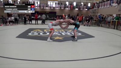 132 lbs Quarters - Nash Hanson, Iron Rams Wrestling Club vs Caiden Latch, Central Iowa Wrestling Club /Team Intensity