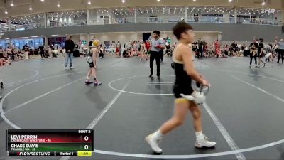 80 lbs Round 1 (6 Team) - Chase Davis, Triangle WA vs Levi Perrin, Crossroads Wrestling