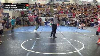 192 lbs Cons. Round 3 - Landon Huffer, Lancaster Wrestling vs Carter Sherman, Cardington-Lincoln