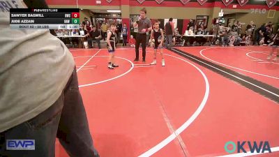 58 lbs Rr Rnd 5 - Sawyer Bagwill, Berryhill Wrestling Club vs Jude Azzain, Raw Wrestling Club