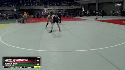150 lbs Finals (8 Team) - Leeton Guggenberger, Centennial vs Joshua Bain, Chatfield
