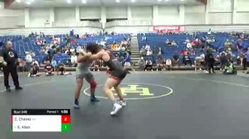 198 lbs Cons. Round 4 - Sammy Allen, Whiteland Warriors vs Christian Chavez, Midwest RTC