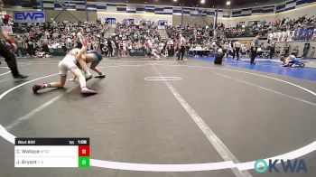 88 lbs Round Of 16 - Cohen Wallace, Kingfisher YellowJackets vs Jagger Bryant, F-5 Grappling