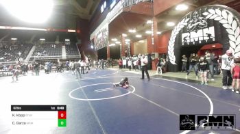 62 lbs Final - Kipton Kopp, Sturgis Youth WC vs Cree Garza, Spokane Wrestling