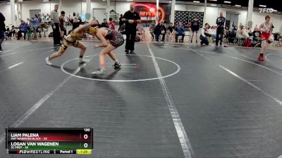 130 lbs Round 3 (4 Team) - Logan Van Wagenen, SC Prep vs Liam Palena, Mat Warriors Black