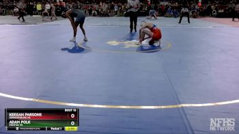 D2-138 lbs Champ. Round 1 - Adam Polk, Pontiac HS vs Keegan Parsons, Edwardsburg HS