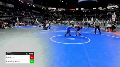 120 lbs Quarterfinal - George Pijut, Hill Valley vs Ronnie Rodriguez, Red Nose