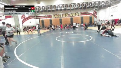 190 lbs Semifinal - David Gonzalez, Youngblood Wrestling Club vs Ty Thompson, Pounders WC