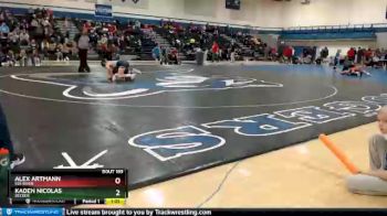 120 lbs Quarterfinal - Kaden Nicolas, Becker vs Alex Artmann, Elk River