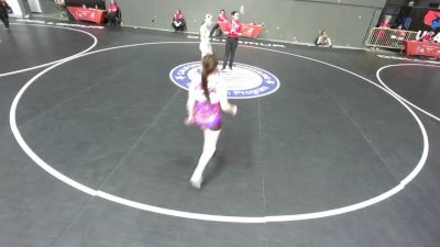 120 lbs Cons. Rd Of 16 - Peyton Auten, Hanford High School Wrestling vs Anabelle Serratos, Santa Ana High School Wrestling