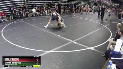 160 lbs Quarterfinals (8 Team) - Joel Williams, Wyoming Twisters vs Wyatt Bearman, Iowa USA Grey