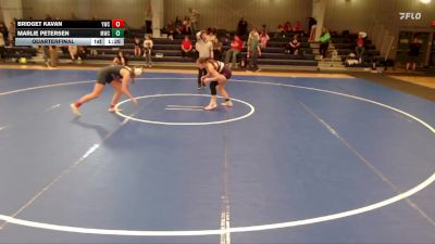 138-151 lbs Quarterfinal - Bridget Kavan, York Wrestling Club vs Marlie Petersen, Minden Wrestling Club