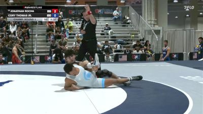 86 lbs Champ. Round 1 - Jonathan Rocha, Wright Wrestling Academy vs Cory Thomas Jr., Michigan Wrestling Club