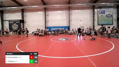 120 lbs Rr Rnd 1 - Brooks Burmeister, ACES Of Diamonds vs Thomas Potsko, Mat Assassins K8 B