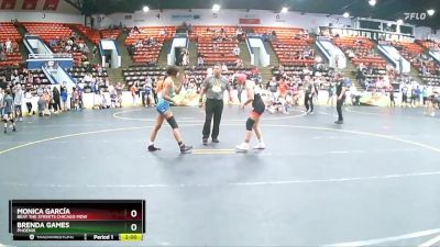 127 lbs Cons. Round 2 - Brenda Games, Phoenix vs Monica García, Beat The Streets Chicago MDW