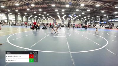 100 lbs Rr Rnd 3 - Easton Dadiomoff, Young Guns - Quad Cities vs Alyn Capen, Evil Empire