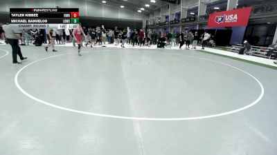 143.8-144 lbs Champ. Round 2 - Michael Banuelos, La Gente Wrestling Club vs Tayler Kibbee, Iowa