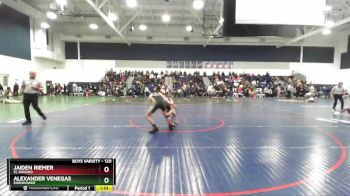 120 lbs Champ. Round 1 - Jaiden Riemer, El Dorado vs Alexander Venegas, Eisenhower