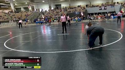 70 lbs Cons. Round 3 - Jackson Williams, Williamson Co Wrestling Club vs Jack Kromjong, Nolensville Wrestling Club