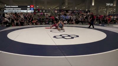 65 kg Champ. Rd Of 16 - Jayce Paridon, Cavalier Wrestling Club vs Matthew Martino, NJRTC