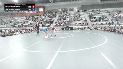 50 Finals kg Champ. Round 2 - Sage Mortimer, Titan Mercury Wrestling Club (TMWC) vs Morgan Turner, All I See Is Gold Academy/ Titan Mercury Wrestling Club
