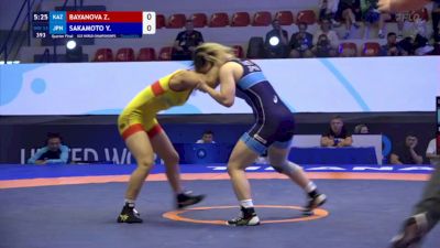 53 kg 1/4 Final - Zeinep Bayanova, Kazakhstan vs Yu Sakamoto, Japan