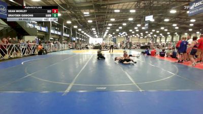 106 lbs Rr Rnd 2 - Sean Morley, Diesel vs Brayden Gibbons, Hammer Wrestling Club