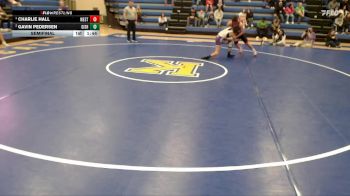 144 lbs Semifinal - Charlie Hall, Omaha Westside vs Gavin Pedersen, Grand Island