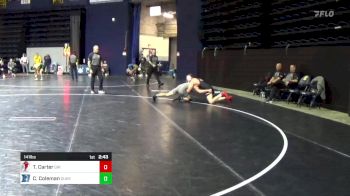 141 lbs Round Of 32 - Todd Carter, Gardner-Webb vs Christian Coleman, Duke