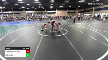 120 lbs Round Of 32 - Giovanni Martinez Chavez, Aces Wr Ac vs Zaden Oribello, The Gifted