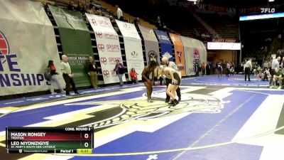 138 Class 1 lbs Cons. Round 3 - Mason Rongey, Trenton vs Leo Niyonizigiye, St. Mary`s South Side Catholic