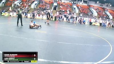 65 lbs Quarterfinal - Liam Brent, Massa Wrestling Club vs Hank Dunhan, Michigan Premier