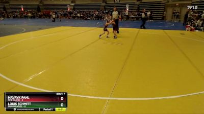 45 lbs Semis & 1st Wrestleback (8 Team) - Mavryk Pahl, Pine Island vs Louis Schmitt, Grand Rapids