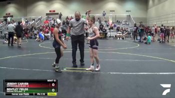 90 lbs Round 4 (6 Team) - Reed Wicker, Indiana Outlaws vs Ej Smith, Untouchables Black