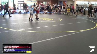 93 lbs Round 2 - Marshall Quodala, Integrity Wrestling Club vs Reed Gaynor, NOVA Wrestling Club