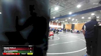 144 lbs Cons. Round 2 - Frank Padilla, Santa Ana vs Kyle DaNobrega, South Torrance