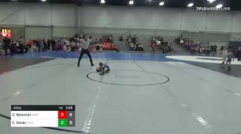 43 lbs Prelims - Channing Bowman, SWAT Blue vs Hector Garay, Team Texas