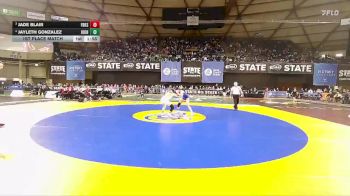 Girls 1B/2B/1A 125 1st Place Match - Jayleth Gonzalez, Kiona Benton (Girls) vs Jade Blair, Forks (Girls)